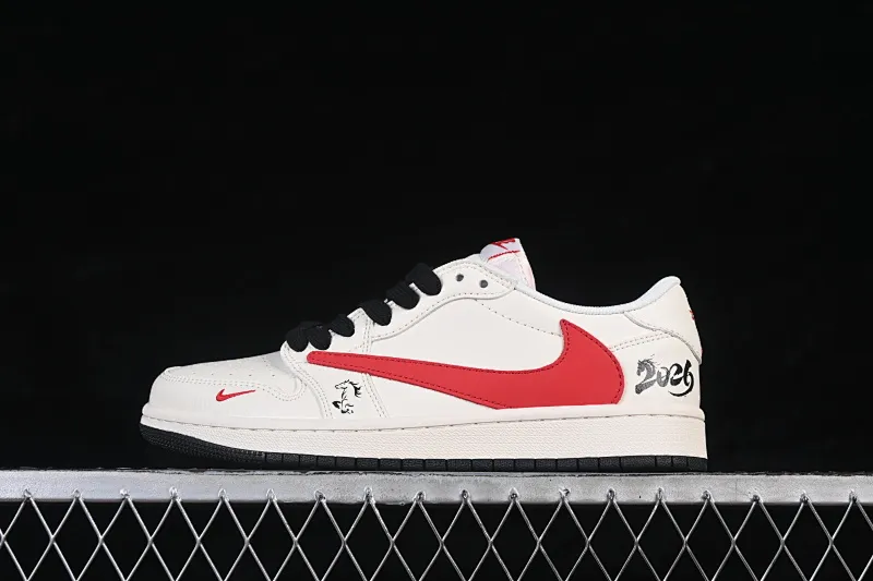 All categories Air Jordan Jordan series basketball shoes Air Jordan 1 Low high-end customized low-top sneakers Air Jordan 1 Low AJ1 Joe 1 Year of the Horse limited high-end customized low-top retro basketball shoes QW5288-140
